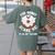 Art Teacher Halloween Donut Lover Costume Kawaii Monster Women's Comfort Colors T-Shirt Back Print Moss