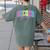Back To School Neon Checkered Second Grade Colorful Teacher Women's Comfort Colors T-Shirt Back Print Moss