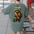 Back To School Raccoon Teachers Student Kids Women's Comfort Colors T-Shirt Back Print Moss