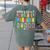 Battery Life Of Daycare Provider Childcare Teacher Women's Comfort Colors T-Shirt Back Print Moss