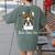 Birthday And Mother's Day -Boston Terrier Mom Women's Comfort Colors T-Shirt Back Print Moss
