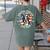 Boston Bull Terrier Women Boston Terrier Dog Mom Women's Comfort Colors T-Shirt Back Print Moss