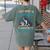 Boston Terrier American Gentleman Bibliophile Book Lover Women's Comfort Colors T-Shirt Back Print Moss