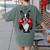 Boston Terrier Boxing Women's Comfort Colors T-Shirt Back Print Moss