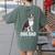 Boston Terrier Dog Dad Boston Terrier Dog Lovers Women's Comfort Colors T-Shirt Back Print Moss