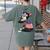 Boston Terrier Dog Merica 4th Of July Usa American Flag Men Women's Comfort Colors T-Shirt Back Print Moss