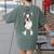 Boston Terrier Dog Motif Pet Art Boston Terrier For Men Women Kids Women's Comfort Colors T-Shirt Back Print Moss