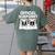 Boston Terrier Dog Official Sleep Pajamas Nightgown Women's Comfort Colors T-Shirt Back Print Moss