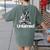 Boston Terrier Dog Untamed For Men Women Women's Comfort Colors T-Shirt Back Print Moss