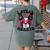 Boston Terrier Heart Glasses Girls Bostie Valentines Day Women's Comfort Colors T-Shirt Back Print Moss
