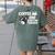 Boston Terrier Lover Coffee And Boston Terriers Women's Comfort Colors T-Shirt Back Print Moss