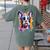 Boston Terrier Lover Pop Art Color Boston Terrier Dog For Men Women Girls Kids Women's Comfort Colors T-Shirt Back Print Moss