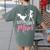 Boston Terrier Mom Boston Terrier Mom Women's Comfort Colors T-Shirt Back Print Moss
