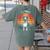 Boston Terrier UFO Alien Boston Terrier Dog Mom Dad Women's Comfort Colors T-Shirt Back Print Moss