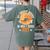 My Broom Broke So Now I Teach Art Teacher Halloween Costume For Men Women Women's Comfort Colors T-Shirt Back Print Moss