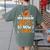My Broom Broke So Now I Teach Halloween Teacher Women's Comfort Colors T-Shirt Back Print Moss