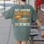 My Broom Broke So Now I Teach Science Teacher Halloween Women's Comfort Colors T-Shirt Back Print Moss
