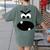 Carrot Teacher Matching Halloween Costume Women's Comfort Colors T-Shirt Back Print Moss