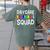 Childcare Daycare Squad Daycare Teacher Men Women Women's Comfort Colors T-Shirt Back Print Moss