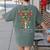 Childcare Provider Job Daycare Provider Daycare Teacher Women's Comfort Colors T-Shirt Back Print Moss