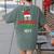 Is It Christmas Break Yet Teacher Xmas Winter Saying Women's Comfort Colors T-Shirt Back Print Moss