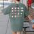Christmas Math Quiz Teacher Equation Math Teacher Women's Comfort Colors T-Shirt Back Print Moss Christmas Math Quiz Teacher Equation Math Teacher Women's Comfort Colors T-Shirt Back Print Moss