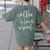 Coffee Teach Repeat Cute Costume Teacher Coffee Lover Women's Comfort Colors T-Shirt Back Print Moss Coffee Teach Repeat Cute Costume Teacher Coffee Lover Women's Comfort Colors T-Shirt Back Print Moss