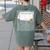 Composition Notebook Costume Adult Halloween For Teacher Women's Comfort Colors T-Shirt Back Print Moss Composition Notebook Costume Adult Halloween For Teacher Women's Comfort Colors T-Shirt Back Print Moss
