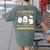 Creepin It Real With Kindergarten Monsters Halloween Teacher Women's Comfort Colors T-Shirt Back Print Moss