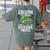 Creepin It Real Monster School Preschool Teacher Halloween Women's Comfort Colors T-Shirt Back Print Moss
