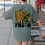 Cute Camo Pre K Back To School Teacher Kid Preschool Women's Comfort Colors T-Shirt Back Print Moss