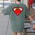 Cute Distressed Super Teacher Superhero Apple Shirt Women's Comfort Colors T-Shirt Back Print Moss Cute Distressed Super Teacher Superhero Apple Shirt Women's Comfort Colors T-Shirt Back Print Moss