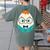 Cute Good Egg Teacher Halloween Costume Food Group Women's Comfort Colors T-Shirt Back Print Moss