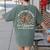 Daycare Provider Teacher Childcare Worker Leopard Heart Fun Women's Comfort Colors T-Shirt Back Print Moss
