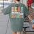 Deaf Dream Team Education Deaf Education Teacher Women's Comfort Colors T-Shirt Back Print Moss
