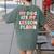 My Dog Ate My Lesson Plan Kindergarten Teacher Dog Lover For Men Women Women's Comfort Colors T-Shirt Back Print Moss