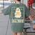 All Done Sign Language Ghost Speech Pathology Teacher Women's Comfort Colors T-Shirt Back Print Moss