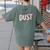 Dust Bunny Halloween Pun Costume Easy Lazy Teacher Women's Comfort Colors T-Shirt Back Print Moss Dust Bunny Halloween Pun Costume Easy Lazy Teacher Women's Comfort Colors T-Shirt Back Print Moss