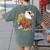 Eagle First Day Of School Teacher Back To School Eagle Women's Comfort Colors T-Shirt Back Print Moss