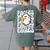 Eagles School Sports Fan Team Spirit Teacher Parent Student Women's Comfort Colors T-Shirt Back Print Moss
