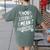 English Teacher Grammar Police Language Nerd You Literally Mean Figuratively V-Neck Modern Short Sleeve Small Women's Comfort Colors T-Shirt Back Print Moss