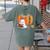 Fall Book Pumpkin Ghost Reading Books Halloween Teacher Women's Comfort Colors T-Shirt Back Print Moss Fall Book Pumpkin Ghost Reading Books Halloween Teacher Women's Comfort Colors T-Shirt Back Print Moss