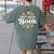 Fall For A Great Book Reading Librarian Autumn Teacher Women's Comfort Colors T-Shirt Back Print Moss