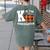 Fall Kindergarten Teacher K Is For Buffalo Plaid Pumpkin Women's Comfort Colors T-Shirt Back Print Moss Fall Kindergarten Teacher K Is For Buffalo Plaid Pumpkin Women's Comfort Colors T-Shirt Back Print Moss