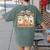 Are You Fall O Ween Directions Halloween Teacher Women's Comfort Colors T-Shirt Back Print Moss