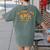All About Fall Prevention Therapy SPED Teacher Thanksgiving Women's Comfort Colors T-Shirt Back Print Moss