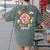 Farm Field Trip Squad Field Day 2025 Teachers Students Women's Comfort Colors T-Shirt Back Print Moss