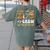 Field Zoo Trip Teacher First Grade Crew Back To School Women's Comfort Colors T-Shirt Back Print Moss