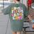 In My Fifth Grade Era 5th Grade Era Teacher Back To School Women's Comfort Colors T-Shirt Back Print Moss