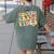 Fourth Grade Vibes Hello Team 4th Grade Teacher Kids Retro Women's Comfort Colors T-Shirt Back Print Moss Fourth Grade Vibes Hello Team 4th Grade Teacher Kids Retro Women's Comfort Colors T-Shirt Back Print Moss